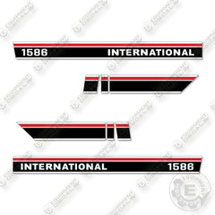 International 1586  Decal Kit Harvester - Style 2 - Aftermarket Kit