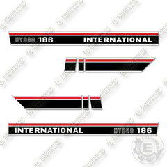 International 186  Decal Kit Harvester - Style 2 - Aftermarket Kit