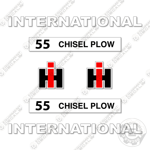 Fits International 55 Decal Kit Chisel Plow