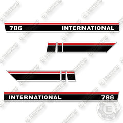 International 786  Decal Kit Harvester - Style 2 - Aftermarket Kit