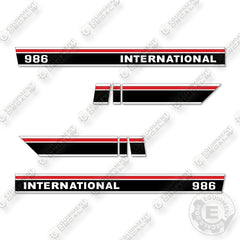 International 986  Decal Kit Harvester - Style 2 - Aftermarket Kit