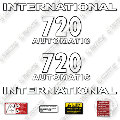 Fits International 720 Decal Kit Plow