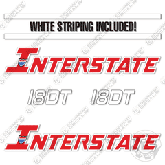 Fits Interstate 18DT Decal Kit