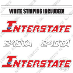 Fits Interstate 24DTA Decal Kit