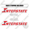 Image of Interstate 46TDL Decal Kit Trailer- Aftermarket Kit