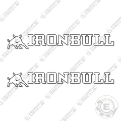 Fits Ironbull Logo Decal Kit Trailer (33" Wide)
