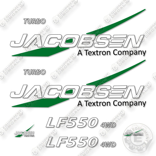 Jacobsen LF550-4WD Decal Kit Mower - Aftermarket Kit