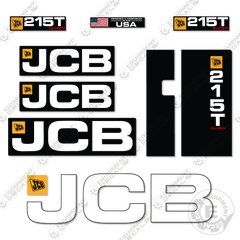 Fits JCB 215T Super Decal Kit Track Loader