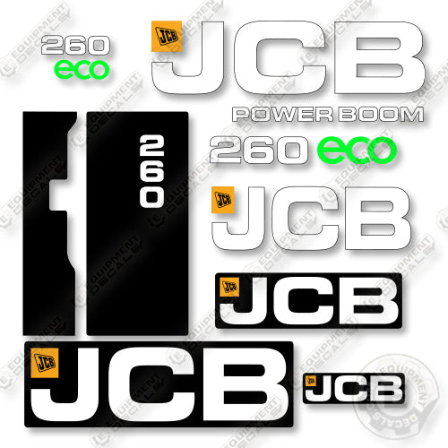 JCB 260 ECO  Decal Kit Skid Steer Loader - Aftermarket Kit