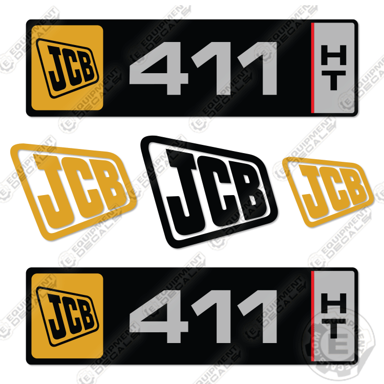 Fits JCB 411 HT Decal Kit Wheel Loader
