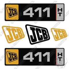 Fits JCB 411 HT Decal Kit Wheel Loader