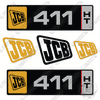 Image of Fits JCB 411 HT Decal Kit Wheel Loader