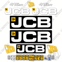 Fits JCB 416HT Decal Kit Wheel Loader
