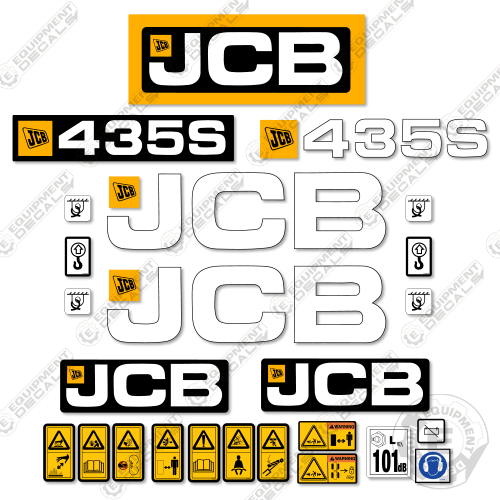 Fits JCB 435S Decal Kit Wheel Loader