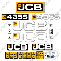 Fits JCB 435S Decal Kit Wheel Loader