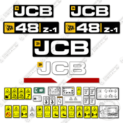 Fits JCB 48Z-1 Decal Kit Mini Excavator