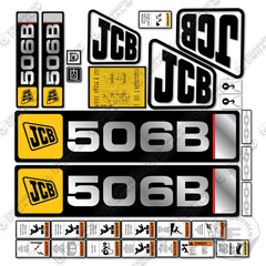 Fits JCB 506B Decal Kit Telehandler - CUSTOM STYLE!