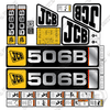 Image of Fits JCB 506B Decal Kit Telehandler - CUSTOM STYLE!