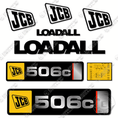 Fits JCB 506C Loadall Decal Kit Telehandler