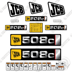 Fits JCB 508C Decal Kit Telehandler - CUSTOM STYLE!