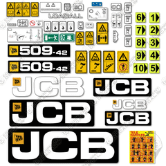 Fits JCB 509-42F Decal Kit Telehandler