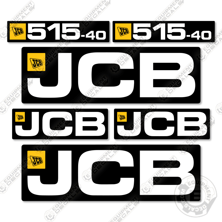 Fits JCB 515-40 Decal Kit Telehandler