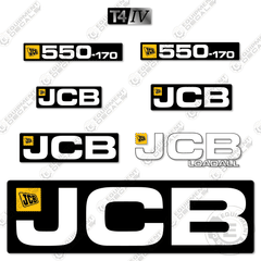 Fits JCB 550-17 Decal Kit Telehandler