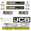 Image of Fits JCB 85Z-1 ECO Decal Kit Mini Excavator