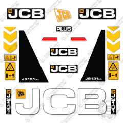 Fits JCB JS131LC+ Decal Kit Excavator