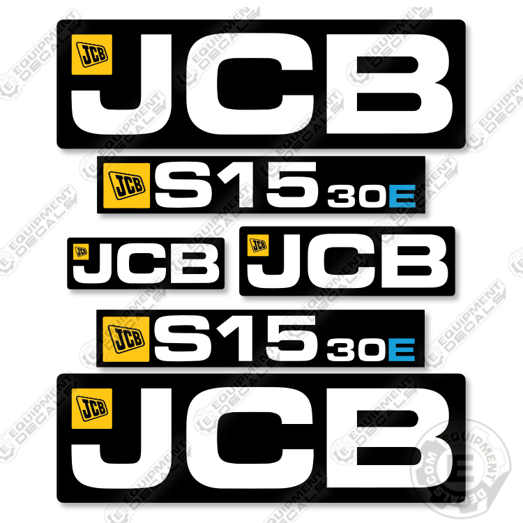 Fits JCB S15-30E Decal Kit Scissor Lift