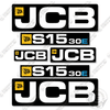 Image of Fits JCB S15-30E Decal Kit Scissor Lift