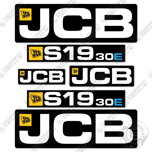 Fits JCB S19-30E Decal Kit Scissor Lift