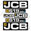 Image of Fits JCB S19-30E Decal Kit Scissor Lift