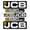 Image of Fits JCB S20-32E Decal Kit Scissor Lift