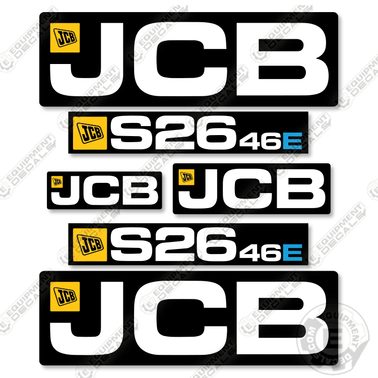 Fits JCB S26-46E Decal Kit Scissor Lift