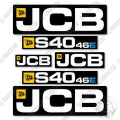 Fits JCB S40-46E Decal Kit Scissor Lift