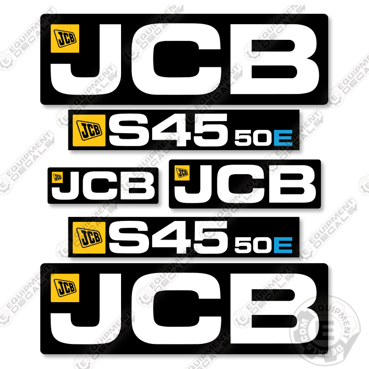 Fits JCB S45-50E Decal Kit Scissor Lift