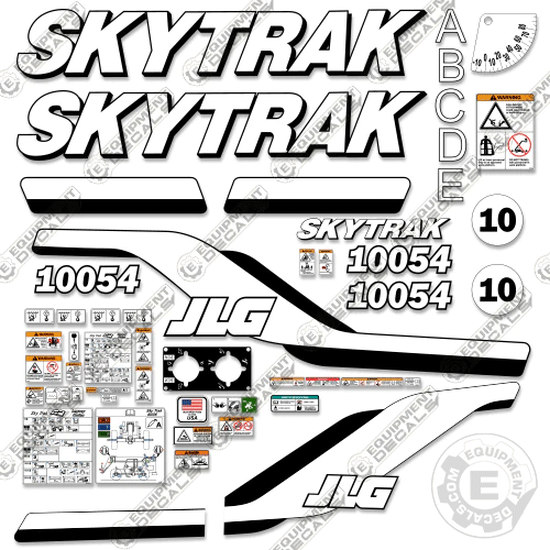 Fits JLG 10054 Decal Kit Telehandler – Equipment Decals