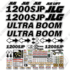 Fits JLG 1200SJP Decal Kit Boom Lift (0300201016-0300272504)