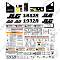 Fits JLG 1932R Decal Kit Scissor Lift