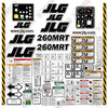 Image of Fits JLG 260MRT Decal Kit Scissor Lift