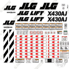 Fits JLG X430AJ Decal Kit Boom Lift