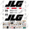 Image of JLG G15-44A Decal Kit Telehandler - Aftermarket Kit
