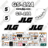 Image of Fits JLG G5-19A Decal Kit Telehandler