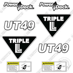 Fits JLG UT49 Powerdeck Decal Kit Trailer