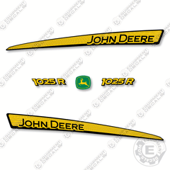 Fits John Deere 1025R Decal Kit Tractor - Open Cab Version (30" Stripes)