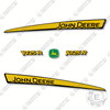Image of Fits John Deere 1025R Decal Kit Tractor - Open Cab Version (30" Stripes)