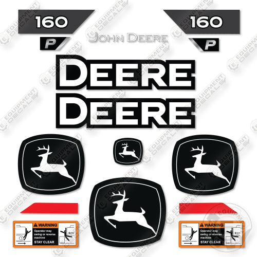 Fits John Deere 160P Decal Kit Mid-Size Excavator