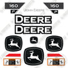 Image of Fits John Deere 160P Decal Kit Mid-Size Excavator
