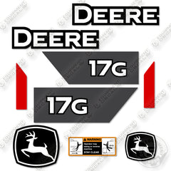 Fits John Deere 17G New Style Decal Kit Mini Excavator